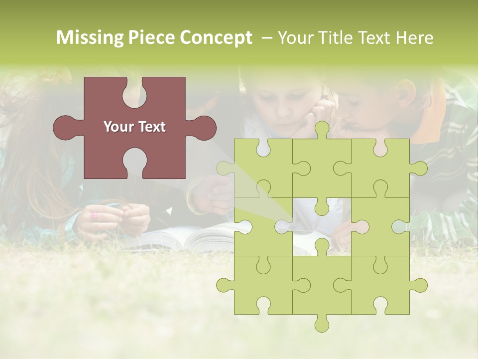 Grass Garden House PowerPoint Template