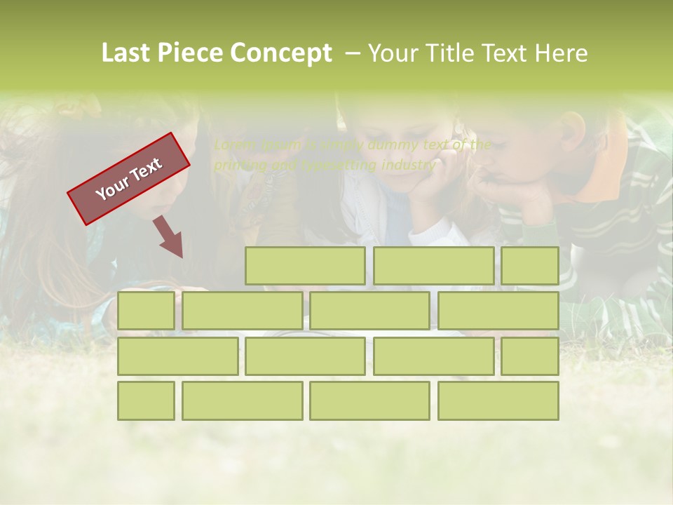 Grass Garden House PowerPoint Template