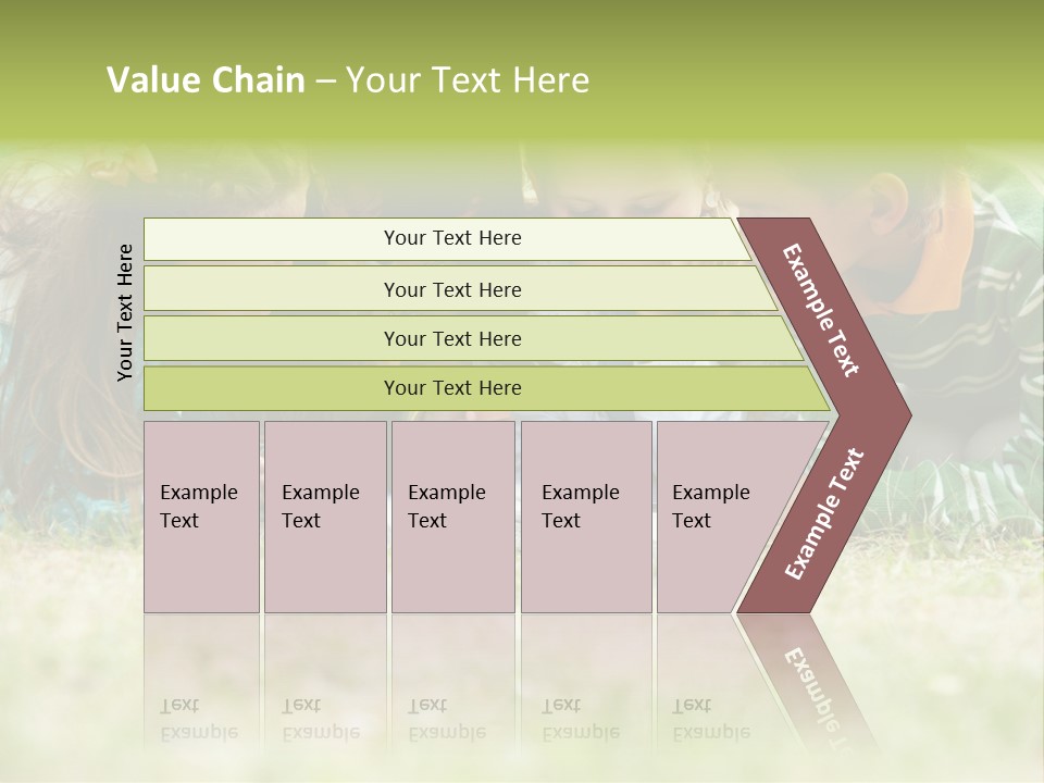 Grass Garden House PowerPoint Template