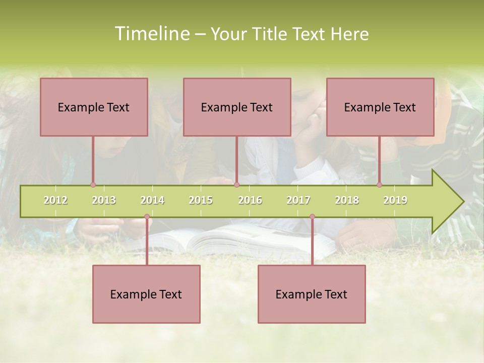 Grass Garden House PowerPoint Template