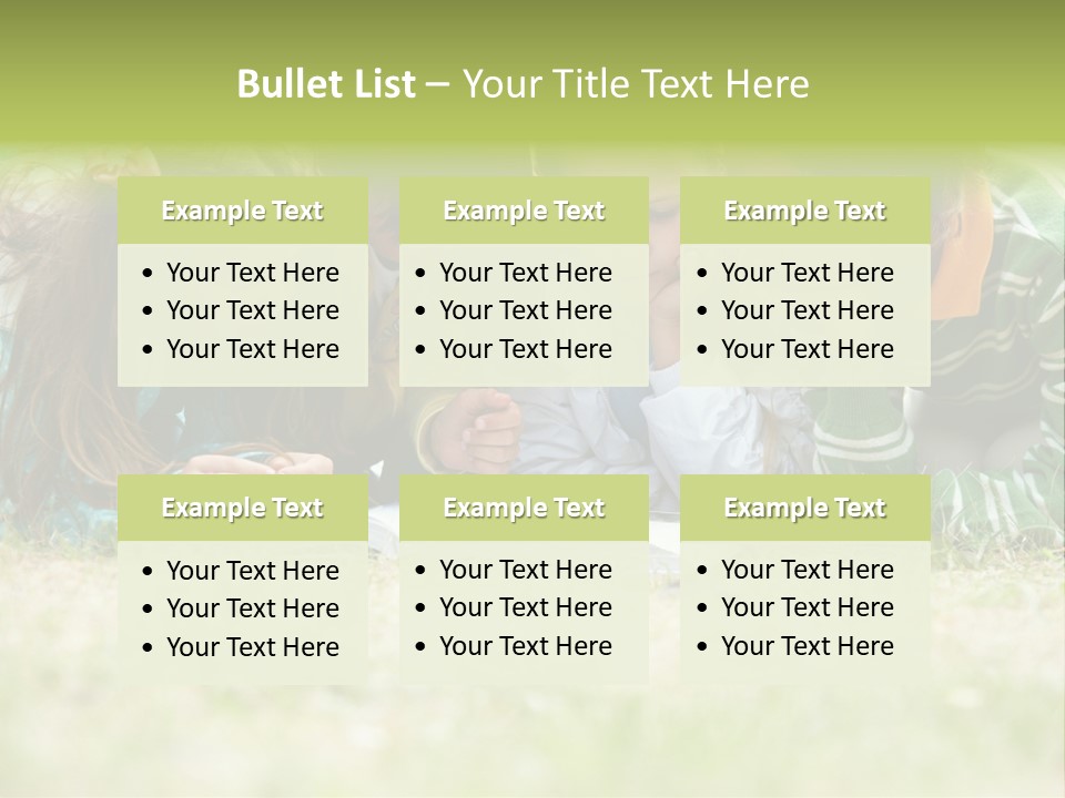 Grass Garden House PowerPoint Template