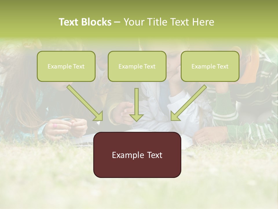 Grass Garden House PowerPoint Template