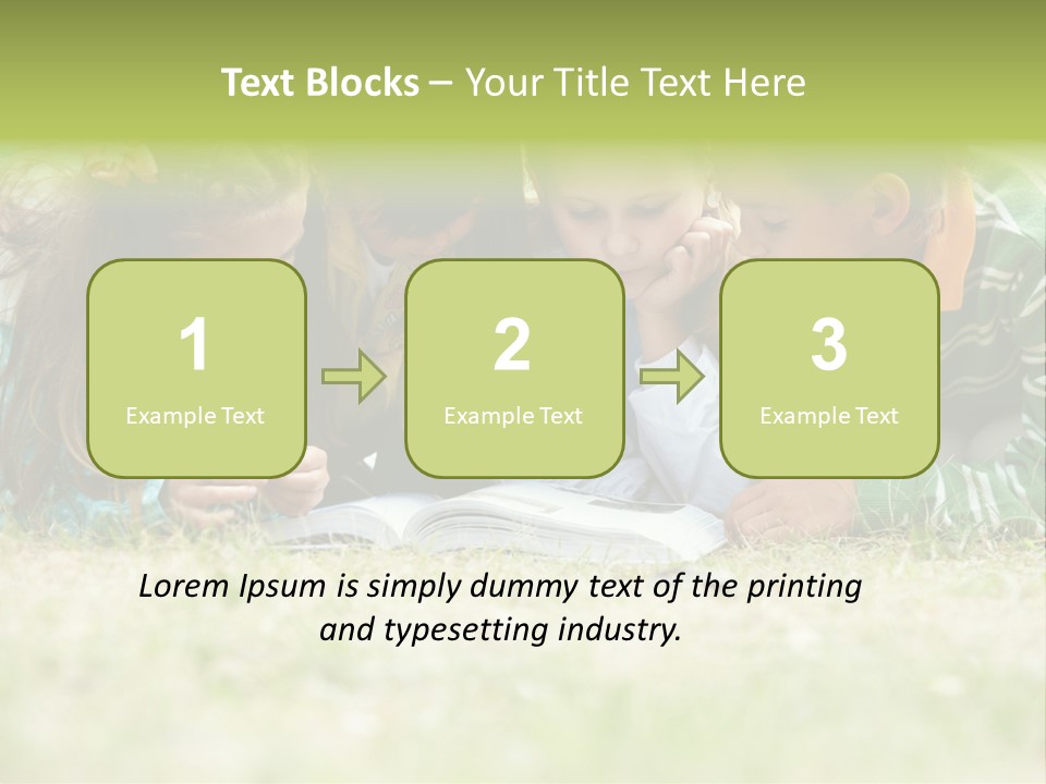 Grass Garden House PowerPoint Template
