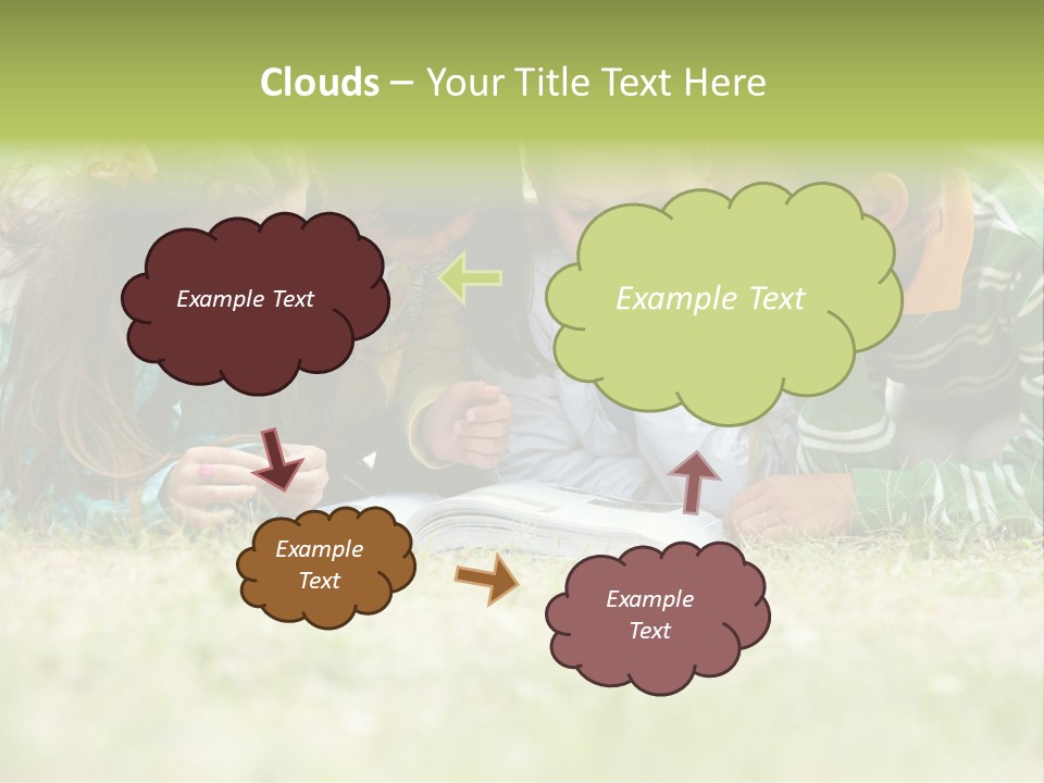 Grass Garden House PowerPoint Template