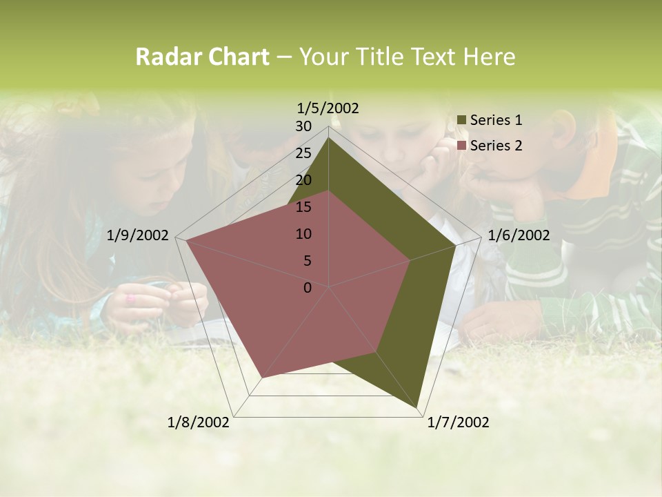 Grass Garden House PowerPoint Template