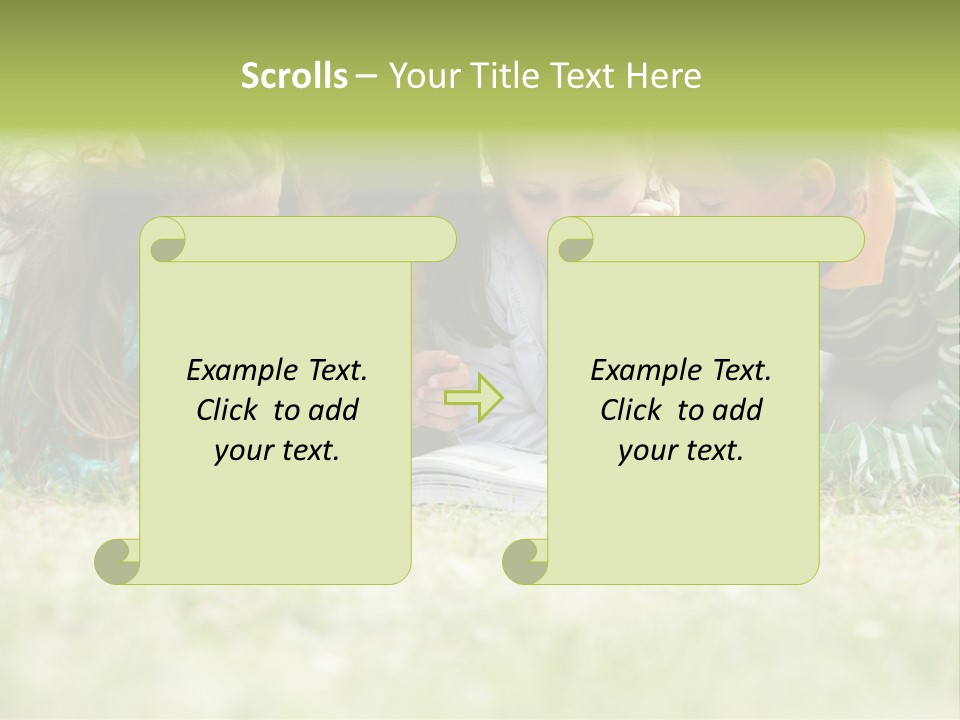 Grass Garden House PowerPoint Template