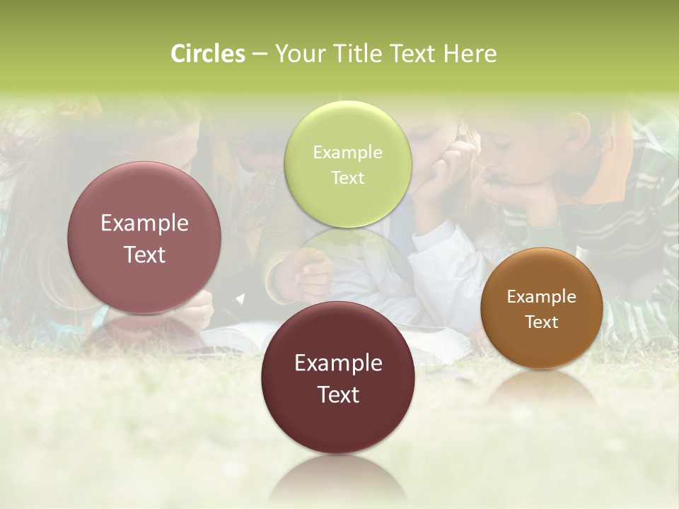 Grass Garden House PowerPoint Template