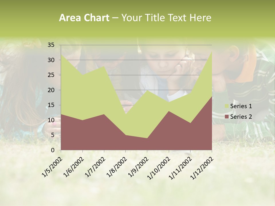 Grass Garden House PowerPoint Template
