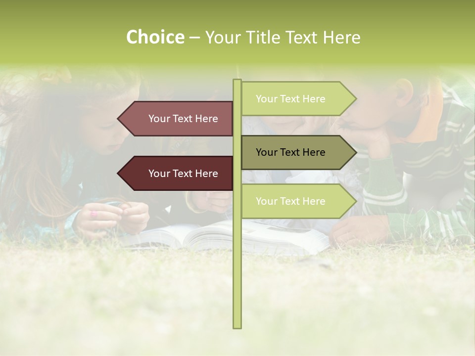 Grass Garden House PowerPoint Template