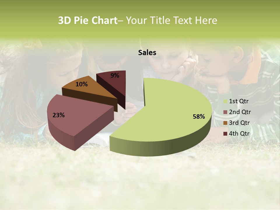 Grass Garden House PowerPoint Template