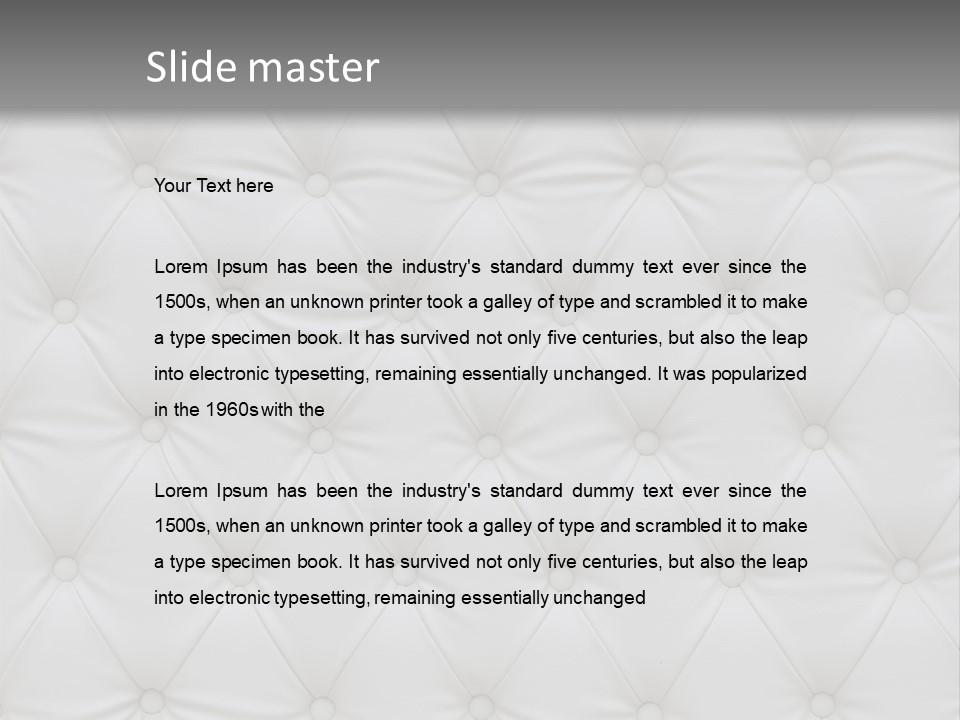 Green Park Blue Sky PowerPoint Template