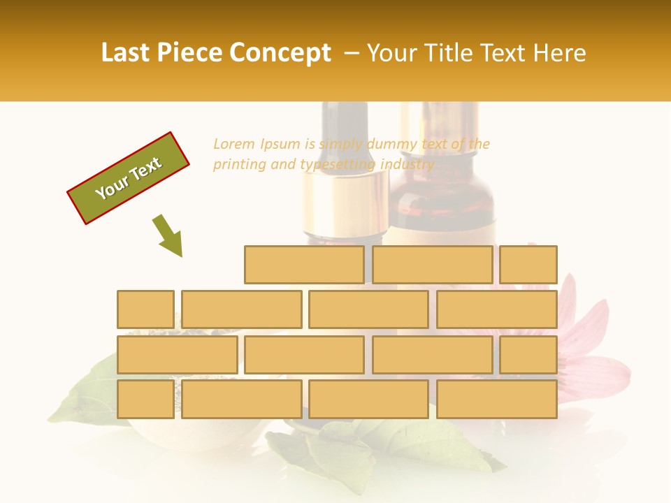 Build Lawn Human Hand PowerPoint Template