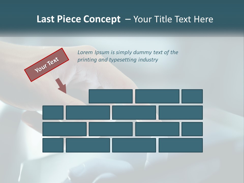 Rent Model Lawn PowerPoint Template