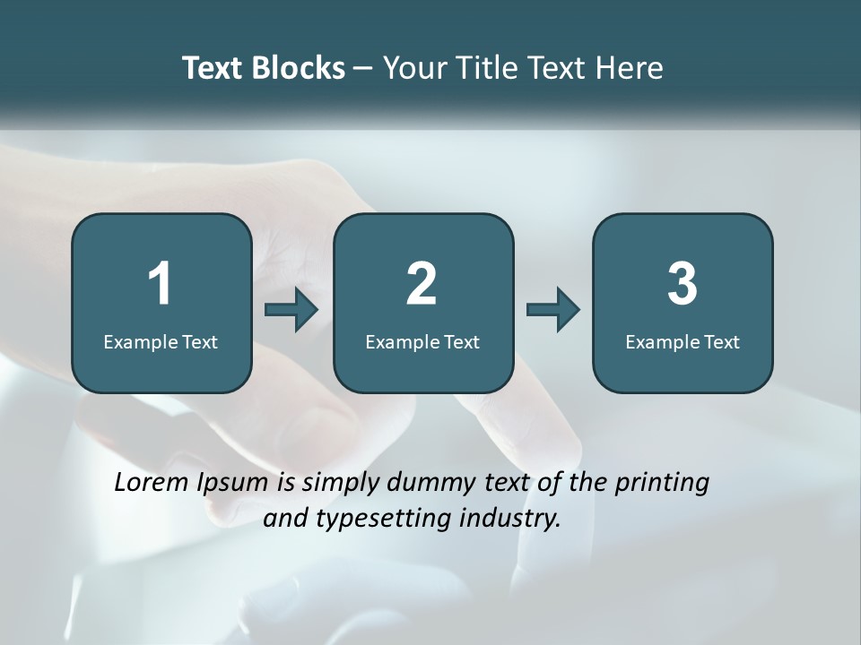 Rent Model Lawn PowerPoint Template