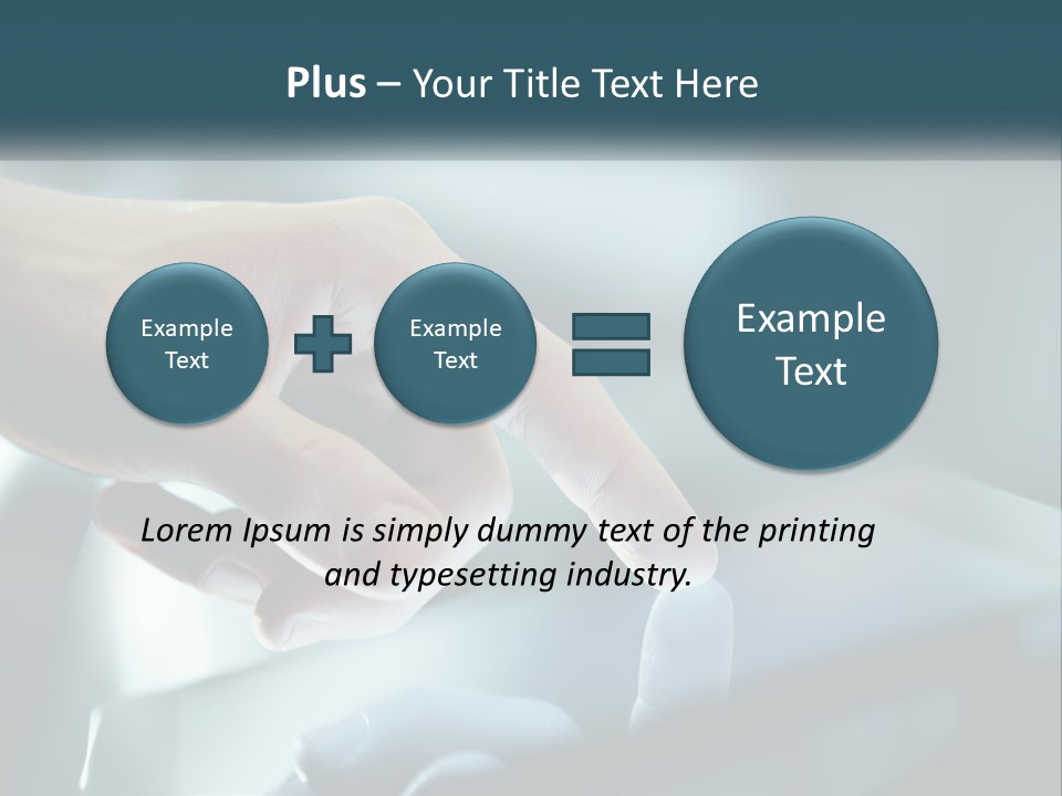 Rent Model Lawn PowerPoint Template