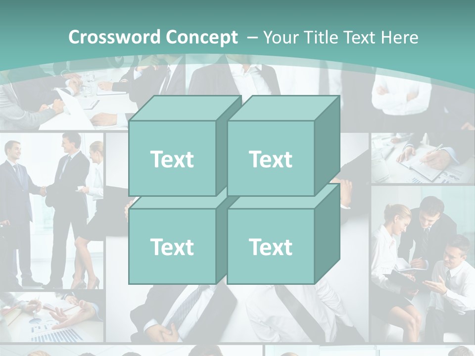 Blue Sky Holding Selling PowerPoint Template