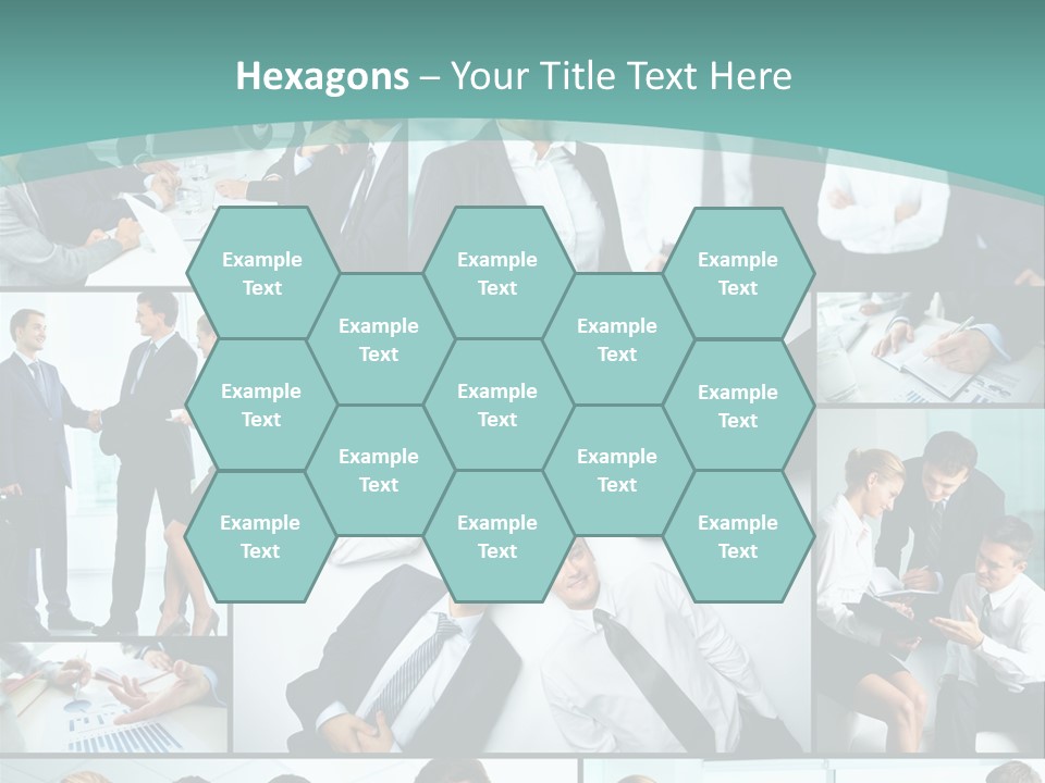 Blue Sky Holding Selling PowerPoint Template