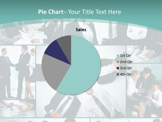 Blue Sky Holding Selling PowerPoint Template