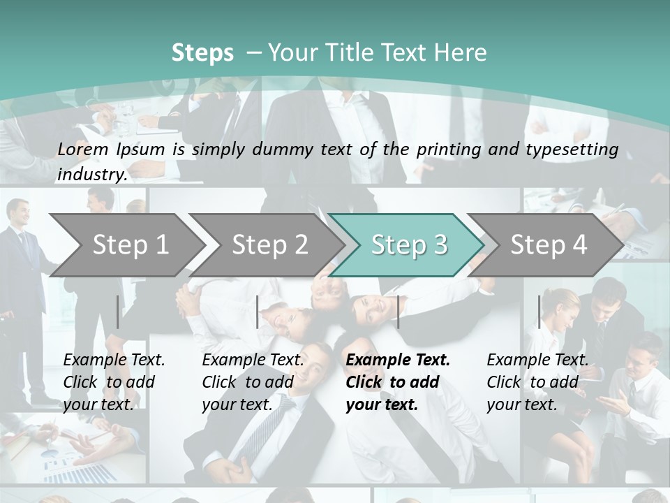 Blue Sky Holding Selling PowerPoint Template