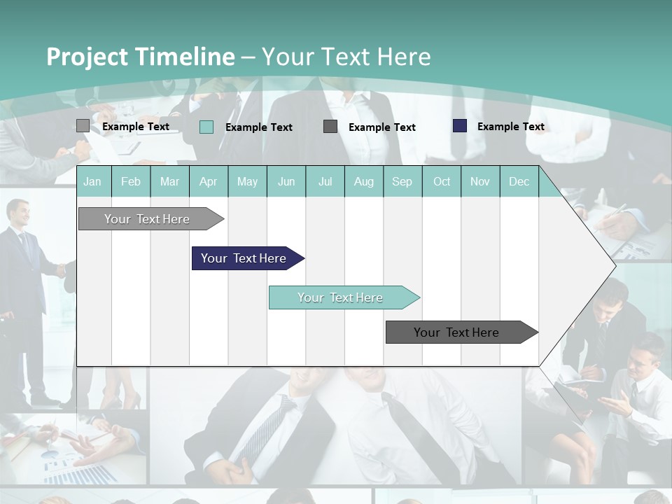 Blue Sky Holding Selling PowerPoint Template