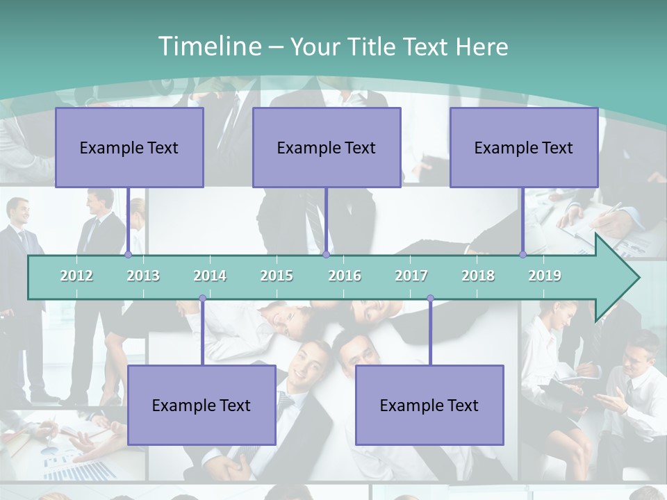 Blue Sky Holding Selling PowerPoint Template