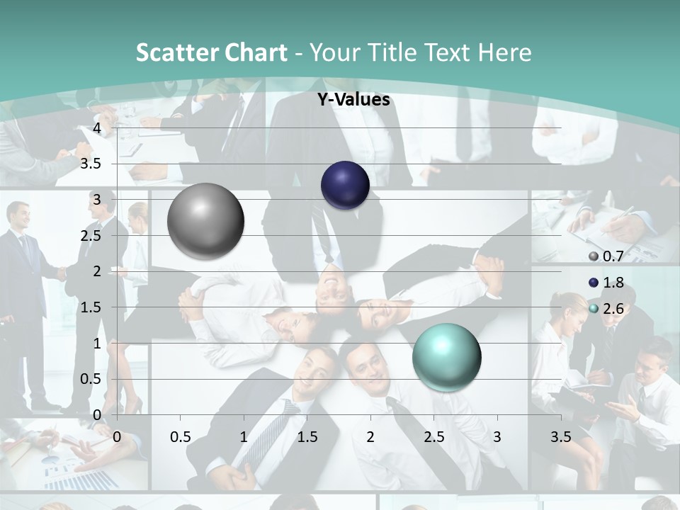 Blue Sky Holding Selling PowerPoint Template