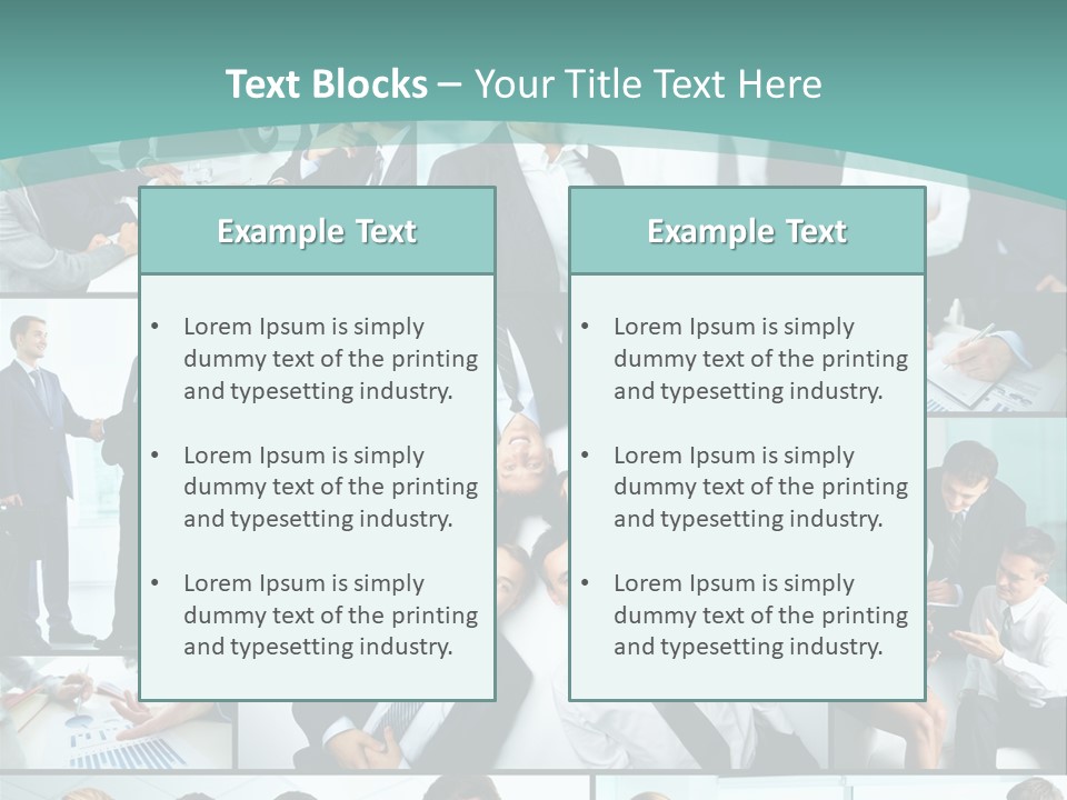 Blue Sky Holding Selling PowerPoint Template