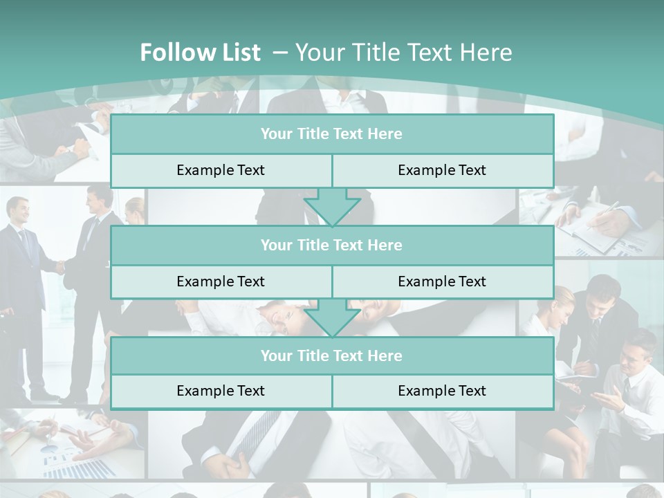Blue Sky Holding Selling PowerPoint Template