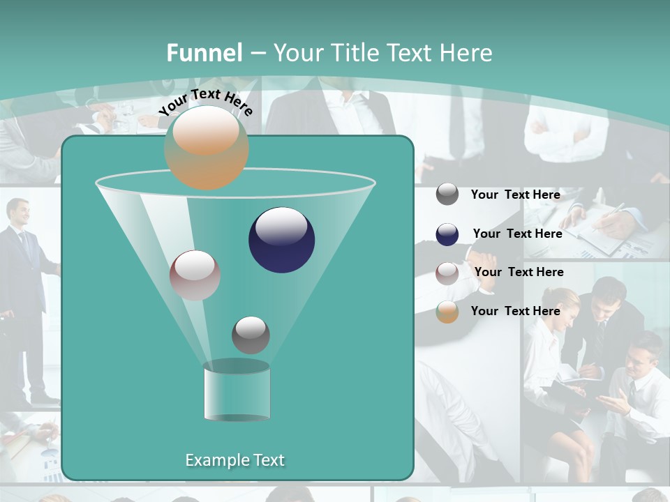 Blue Sky Holding Selling PowerPoint Template