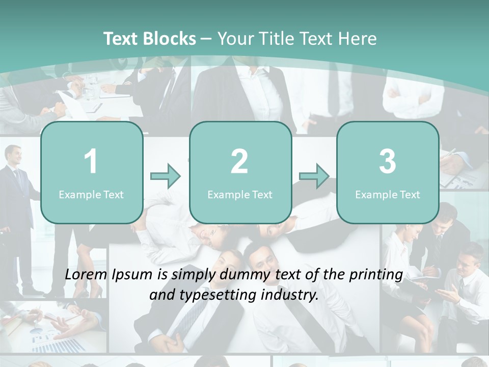 Blue Sky Holding Selling PowerPoint Template