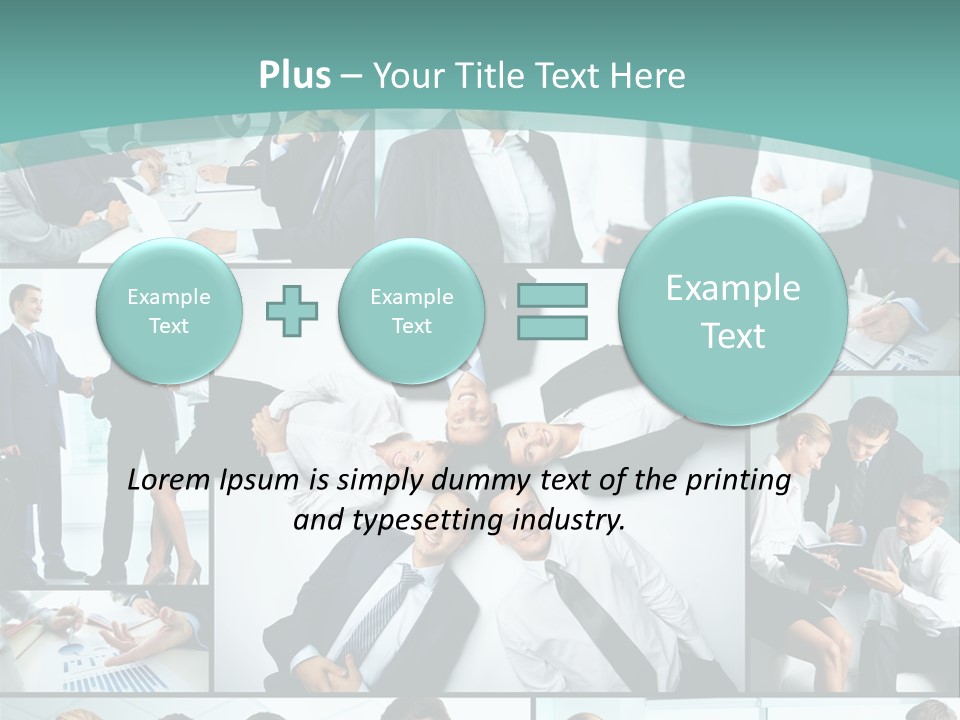 Blue Sky Holding Selling PowerPoint Template