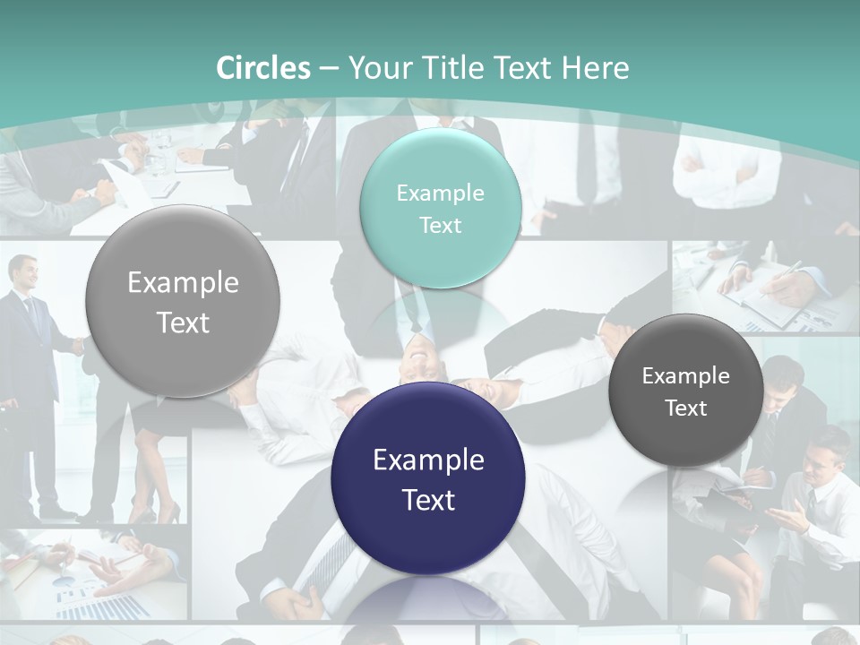 Blue Sky Holding Selling PowerPoint Template