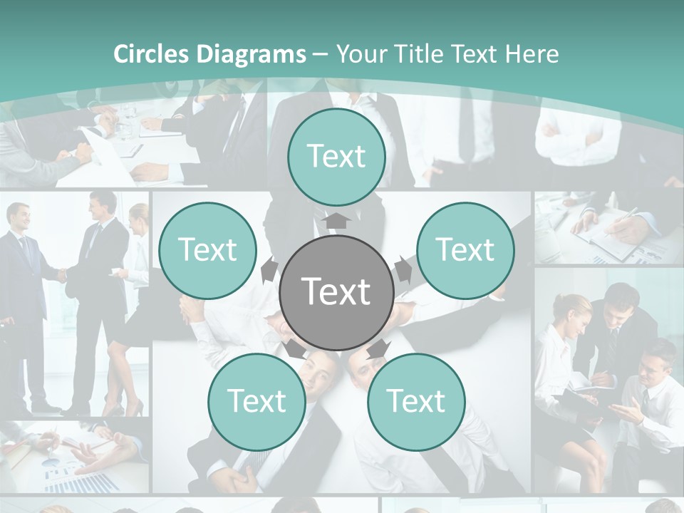 Blue Sky Holding Selling PowerPoint Template