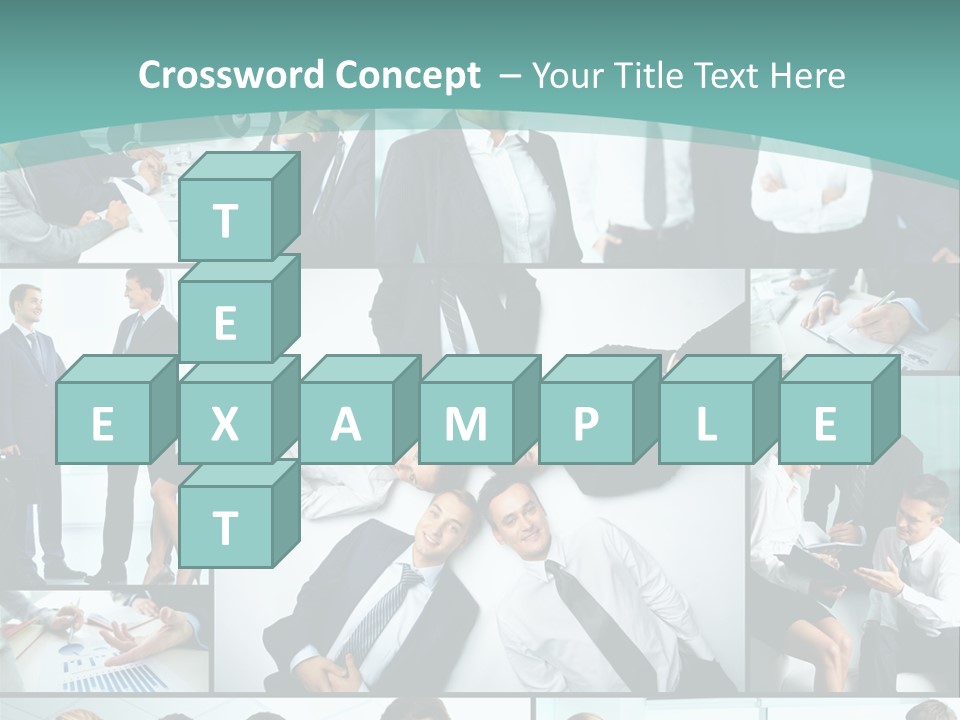 Blue Sky Holding Selling PowerPoint Template