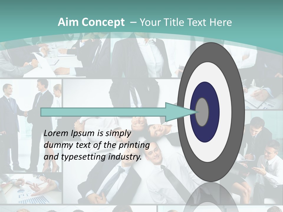 Blue Sky Holding Selling PowerPoint Template