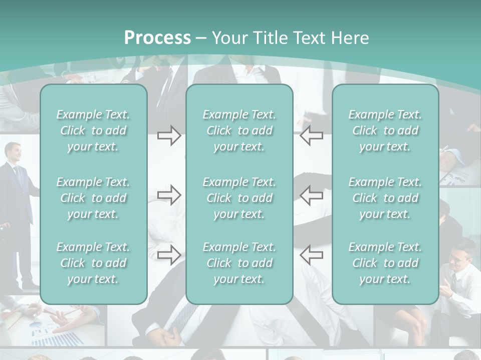 Blue Sky Holding Selling PowerPoint Template