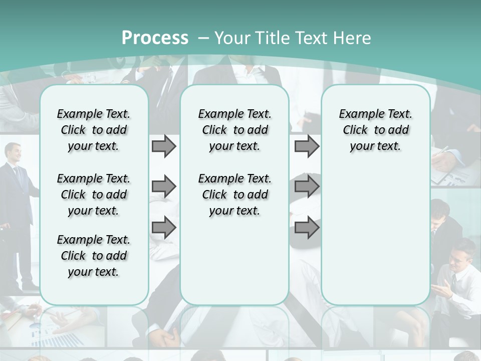 Blue Sky Holding Selling PowerPoint Template