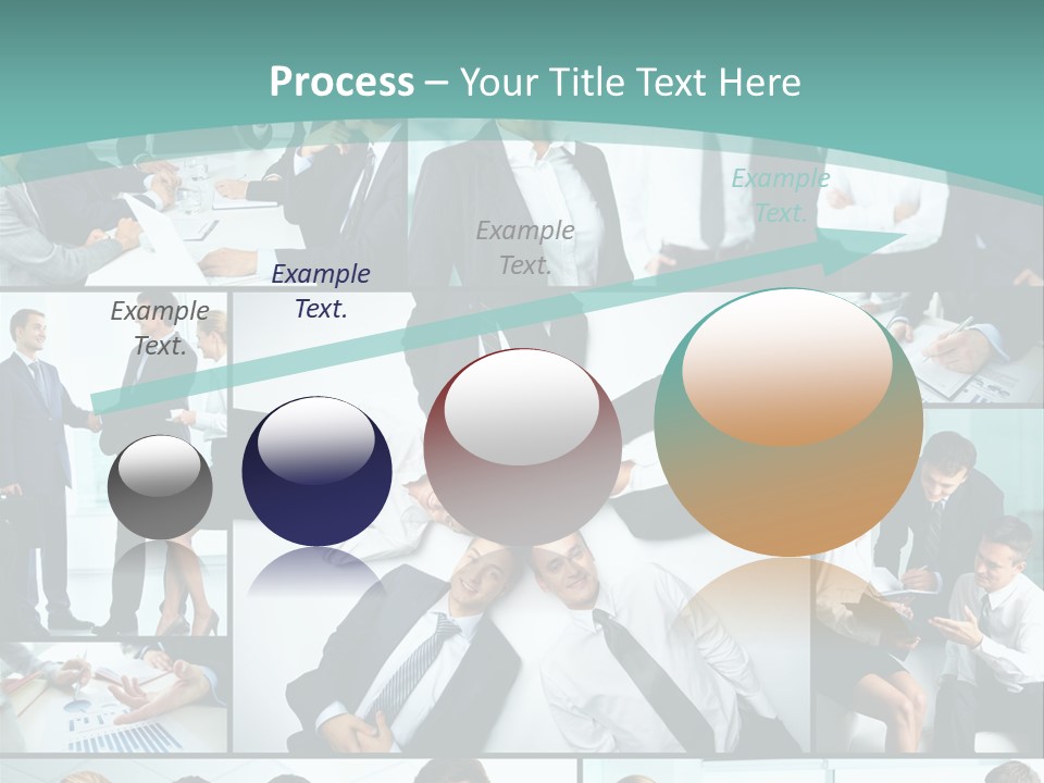 Blue Sky Holding Selling PowerPoint Template