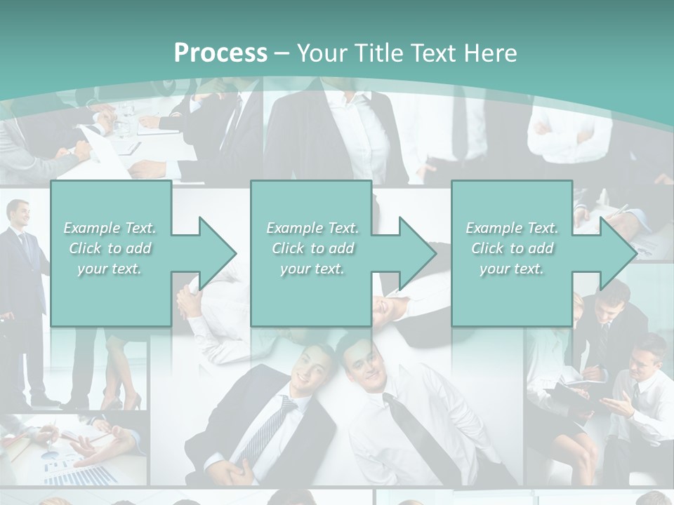 Blue Sky Holding Selling PowerPoint Template