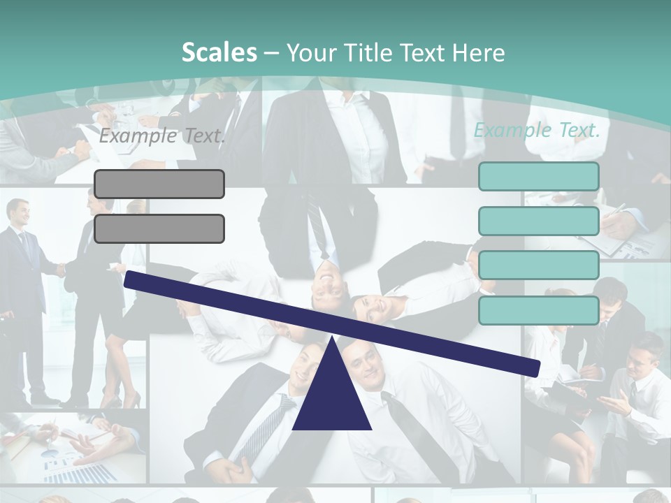 Blue Sky Holding Selling PowerPoint Template