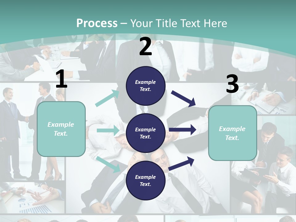 Blue Sky Holding Selling PowerPoint Template