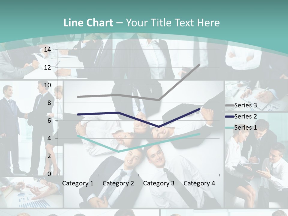 Blue Sky Holding Selling PowerPoint Template