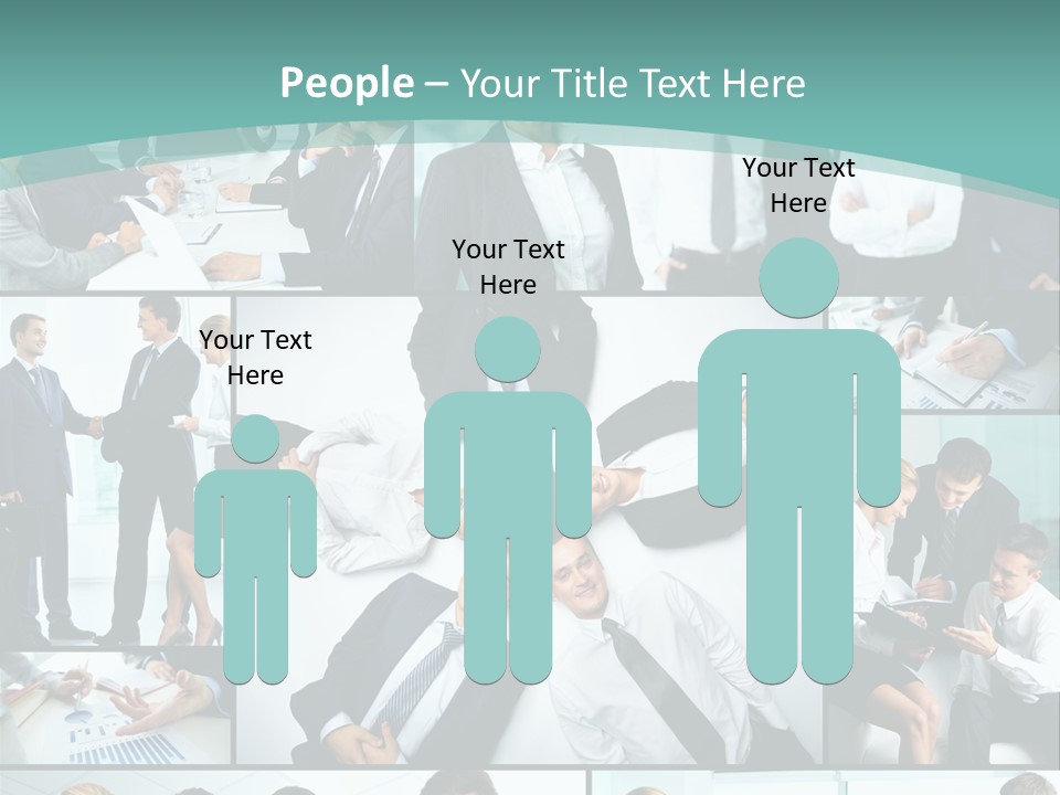 Blue Sky Holding Selling PowerPoint Template