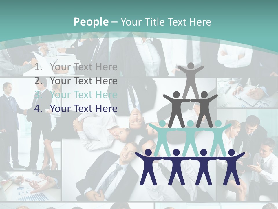 Blue Sky Holding Selling PowerPoint Template