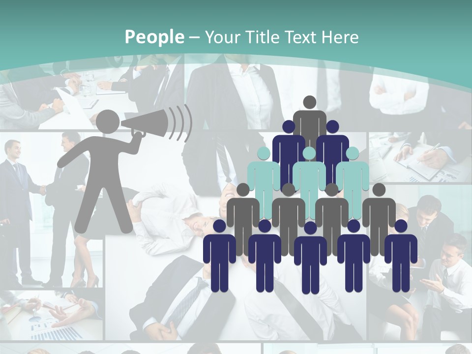 Blue Sky Holding Selling PowerPoint Template