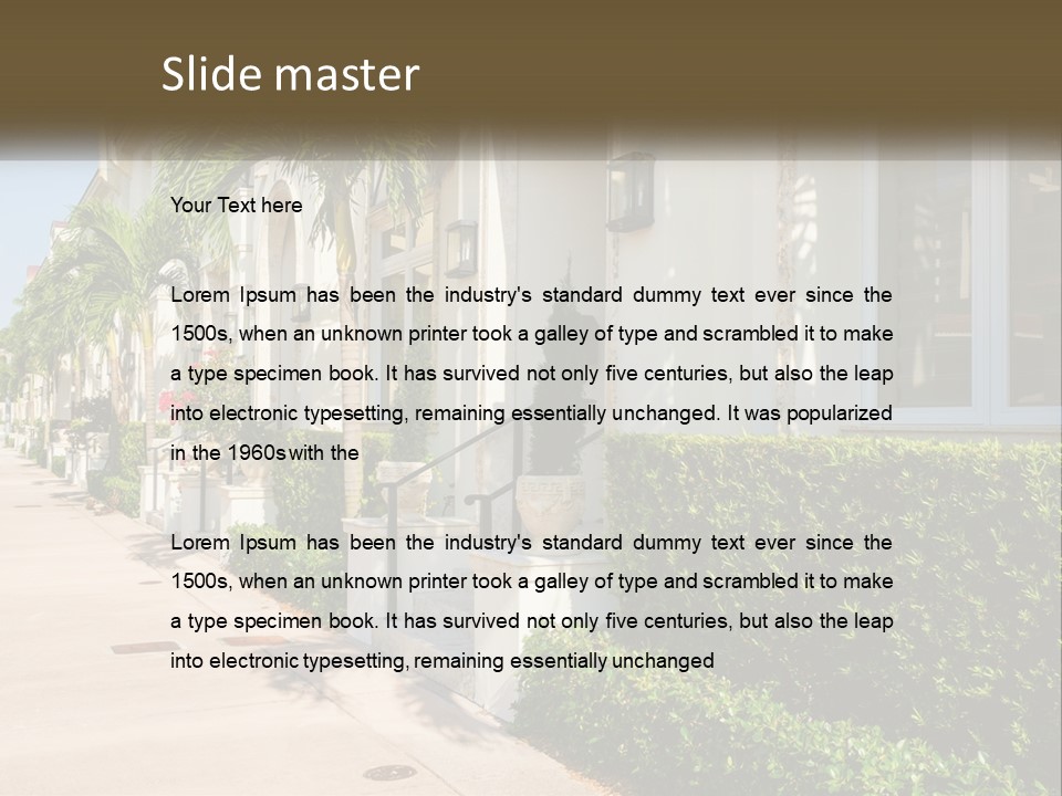 Property Construction Estate PowerPoint Template