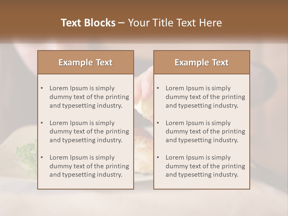 Leaf Business Construct PowerPoint Template