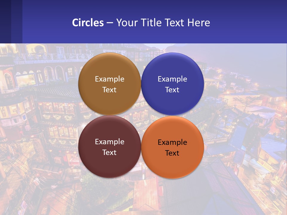 Grass Construct House PowerPoint Template