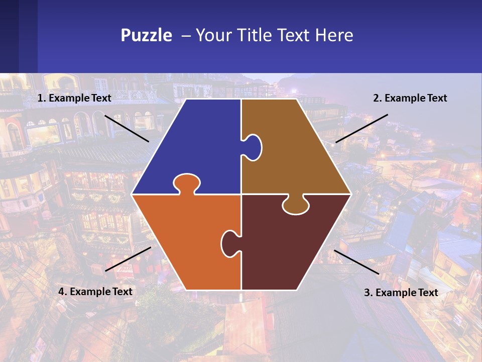 Grass Construct House PowerPoint Template