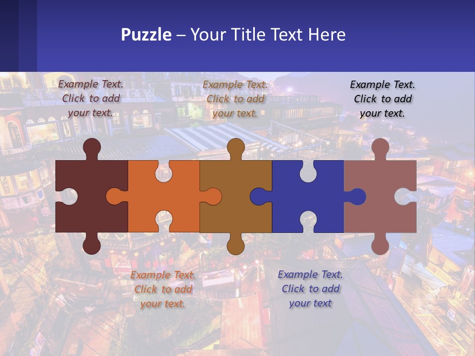 Grass Construct House PowerPoint Template